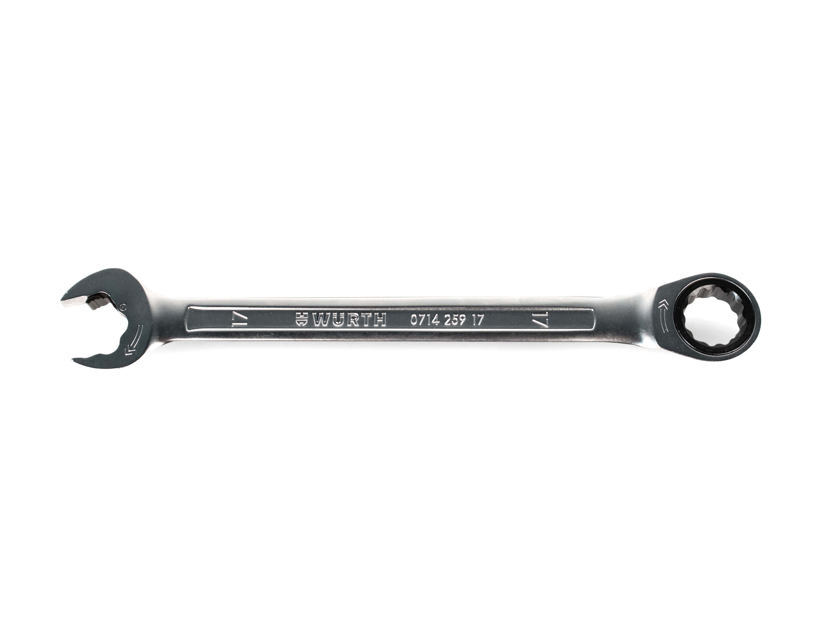 Ratchet combination wrench both sides 17MM